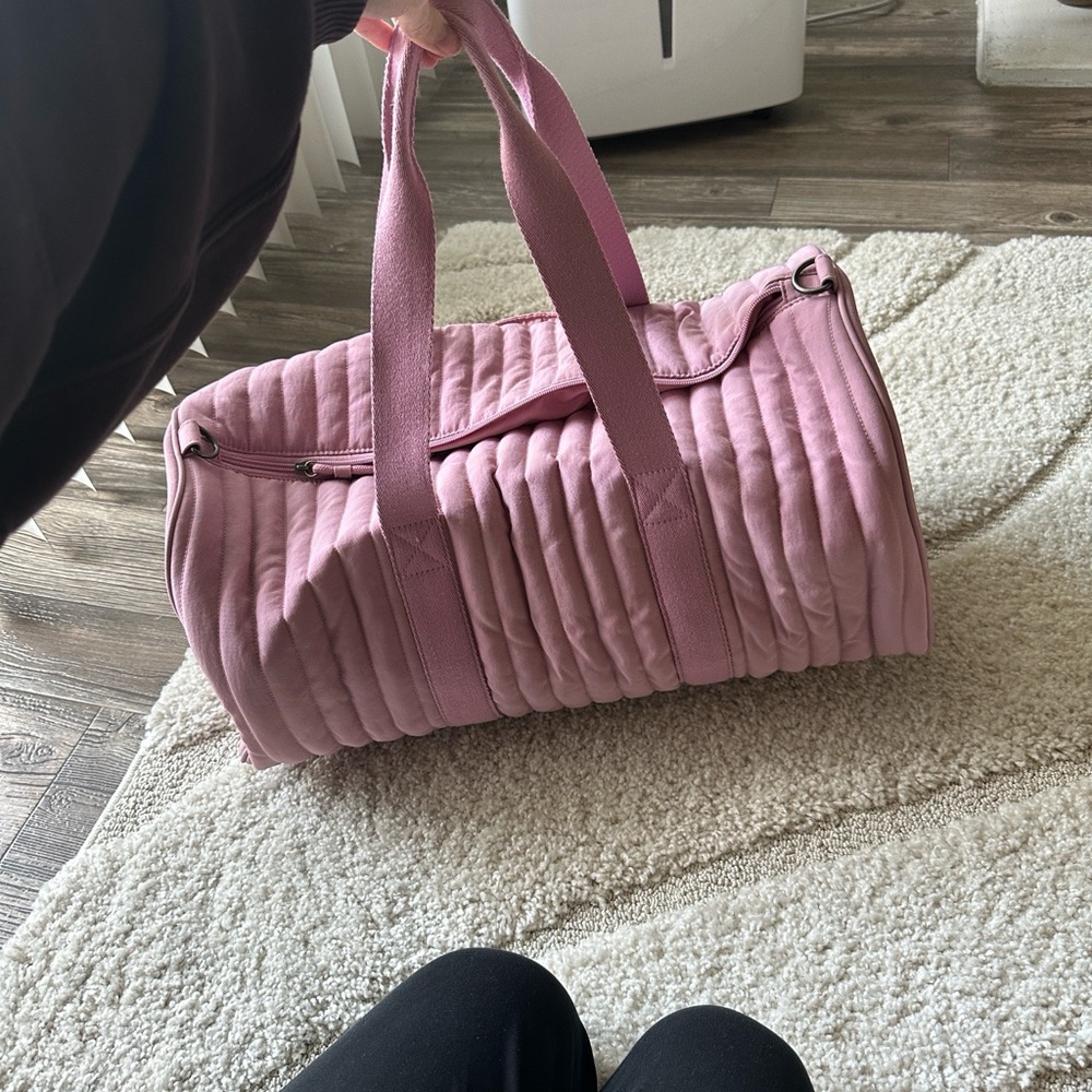 Quilted Pink Women's Weekend Duffel Bag